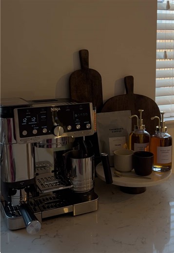 dreamy coffee mornings with @Ninja UK luxe cafe pro series ☕️🤎 #ninja #ninjaluxecafe #coffee #home #newbuild