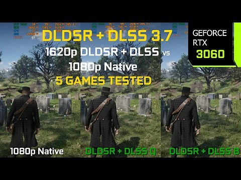 NVIDIA DLDSR + DLSS 3.7 vs 1080p Native - Which is Better? | Test in 5 Games | RTX 3060