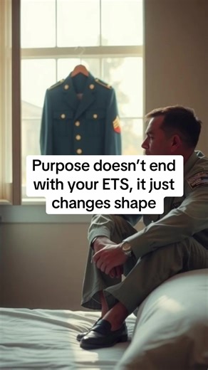 Purpose doesn’t end with your ETS, it just changes shape #Veteran #MilitaryTok #VetTok Army Navy Air Force Marines Coast Guard Space Force Infantry Military Military History Veterans