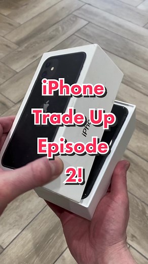 Episode 2 of trading up from my busted iPhone 11 to the latest model! #TradeupChallenge #TradingUp #TradingUpp #iPhoneTradeUp #FYP