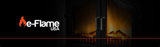 eFlame USA: Wall-Mounted Fireplaces