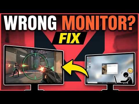 FIX VALORANT ON WRONG MONITOR (Dual Screen Guide)