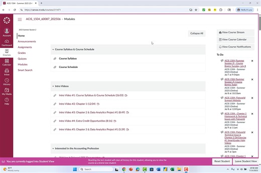 ACIS 1504_SS25_Help Video 7_Chap 4_DA Ex 2