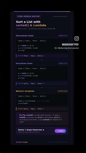 Interview series(Python) - 7