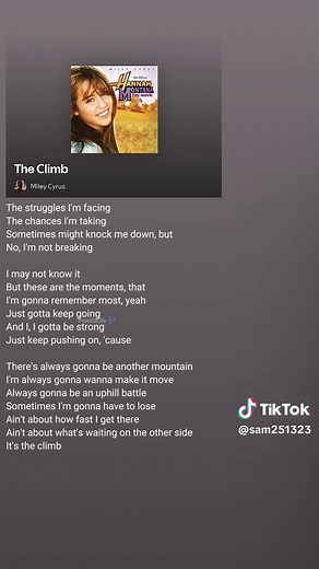 The Climb - Miley Cyrus: A Journey Through Lyrics