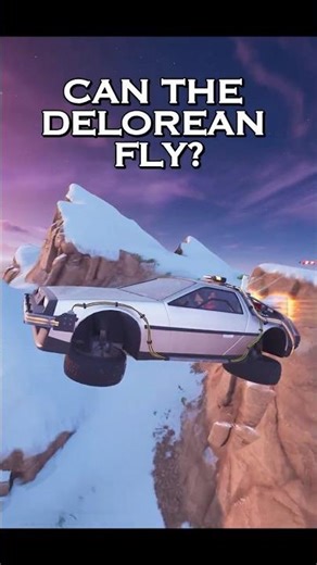 Can the DeLorean Fly in Fortnite?