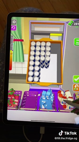 máquina de fill the fridge on TikTok