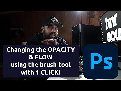 Fastest Way To Change Brush Opacity & Flow | Adobe Photoshop 2021