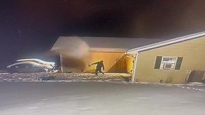 3° and boiling water science trick. From NMSCAS Bryan Goss in the Hinkle community of Alcorn County. | North Mississippi Storm Chasers & Spotters