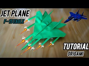 Origami F-15 Jet Plane Tutorial – Fold Your Own Paper Fighter Jet _Step-by-Step Tutorial