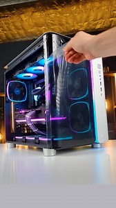 Now that's a crispy, satisfying peel.... 🎧🔥 All AMD gaming pc build inside of the brand new @gear.seekers x @montech_hq King 95 Ultra edition case 👀 HARDWARE LIST: MONTECH KING 95 ULTRA GS EDITION CASE MONTECH HYPERFLOW ARGB 360MM AIO COOLER CORSAIR VENGEANCE RGB DDR5 RAM CORSAIR MP600 ELITE NVME AMD RYZEN 7 7800X3D CPU CORSAIR RM1000E PSU ASUS PROART X670E CREATOR WIFI MOTHERBOARD POWERCOLOR RX 7900 X GPU #gamingpc #pcbuild #asmr #gaming #gaminglife | Designs By IFR