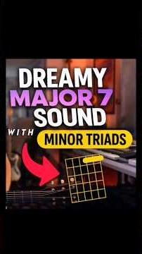 Use minor triads to create a dreamy Major 7 sound - see related video for full lesson