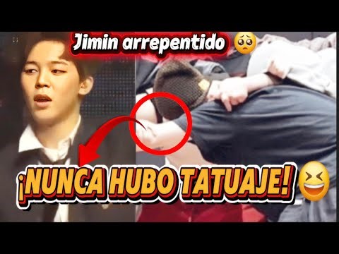 There was never a tattoo! What will they come up with now? Jimin regrets it 🥺