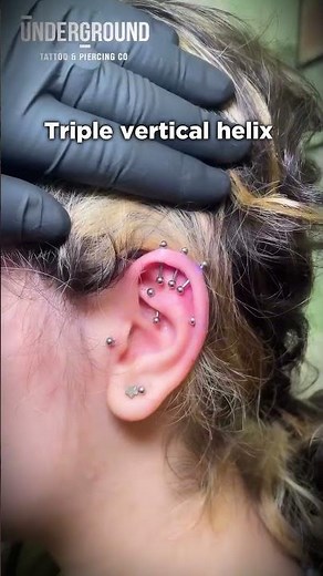 triple vertical helix🔥hot or not?