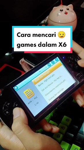 Cara Mencari Games Dalam X6 Console