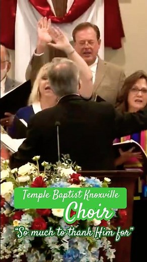 SO MUCH TO THANK HIM FOR ~ TEMPLE CHOIR ~ PASTOR CHARLES LAWSON