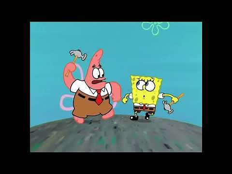 SpongeBob SquarePants - Patrick is copying SpongeBob