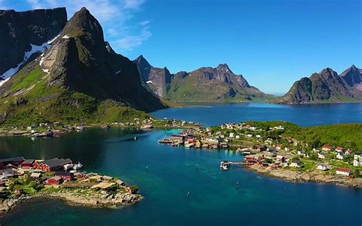 美丽的“罗弗敦群岛”风景