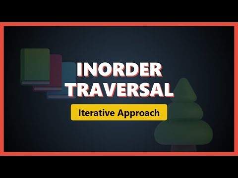Iterative Inorder Traversal (Binary Tree) - Python Logic & Visualization
