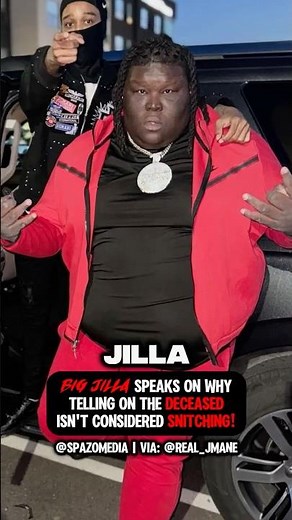 Big Jilla Explains Why Telling On The Dead Isn't Snitching 👀 #BigJilla #JMane #FYBJMane #Chicago