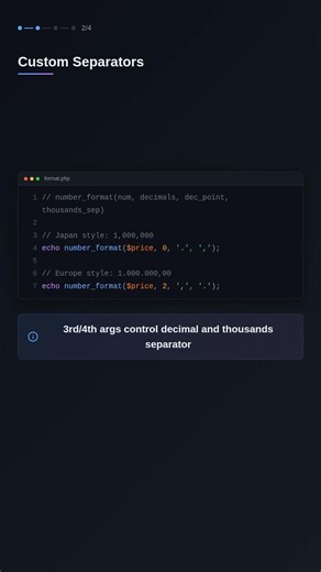 number_formatで金額・数値を3桁区切りに整形する #PHP #プログラミング #コード