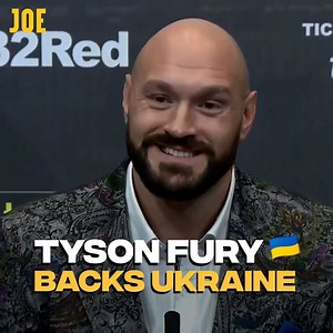 422K views · 10K reactions | "Love your woman and fight for your country. That's what I say."  Tyson Fury says he would be first in line to fight in Ukraine if Britain or America got involved. | JOE.co.uk | Facebook