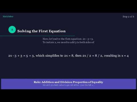 Solve Absolute Value