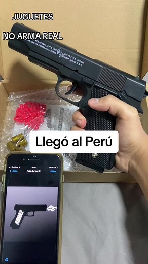INFORMACION EN INSTAGRAM: @arma2.tienda Pistola de juguete #adulto #peruanos #hombresperu #pistoladejuguete #gelblasterperu #jugueteperuano #aburrimiento #inseguridadciudadana #seguridadperu colt 1911 - juguete - pistola