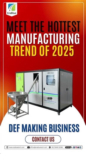 Meet the Hottest Manufacturing Trend of 2025: DEF Making Business