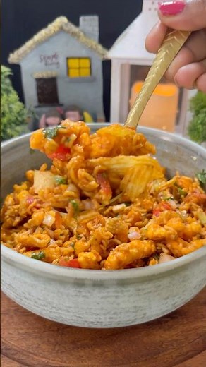Maggi Bhel Recipe 😍🔥 | Crispy & Chatpati Maggi Like Never Before! #shorts