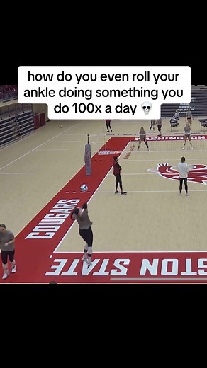 Volleyball Blooper: Ankle Roll & Recovery! 😂
