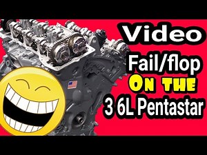 Video Fail/Flop on the 3.6L Pentastar V6 Problems.Rocker arm ticking noise Camshaft.ENGINE LOCKED UP