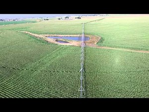 Center Pivot Sprinkler with GPS controlled corner Swing Arm