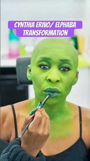 Cynthia Erivo transforms into Elphaba for WICKED!