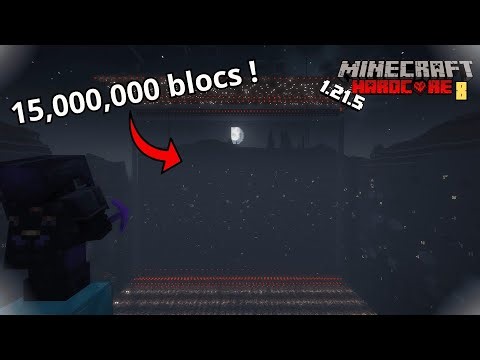 I'm building a 🚧 MEGA QUARRY 🚧 on Minecraft Hardcore 👊🔥