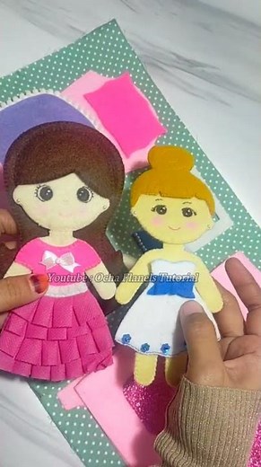 Felt Dress Up Doll #shorts #short #dressupdoll