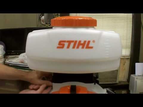 Stihl SR-450 Mist Blower Review and Assembly