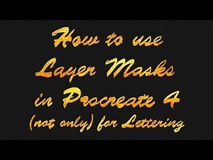 Tutorial: How To Use Layer Masks (not only) for Handwriting, Calligraphy & Lettering in Procreate 4