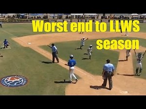 Horrible ending to LLWS baseball game Season ending mistake in semifinals