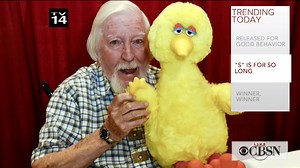 157K views · 2K reactions | Some of the biggest names in politics and entertainment audition to replace Caroll Spinney as the puppeteer for Sesame Street’s Big Bird. | The Late Show with Stephen Colbert | Facebook