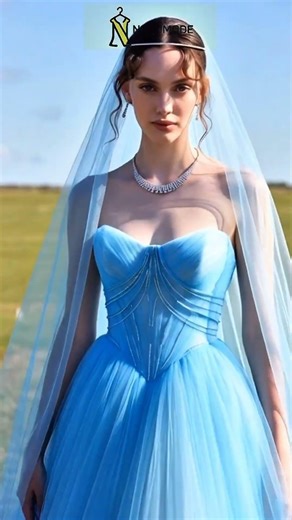 Would you ditch for one of these blue wedding dresses?| Rating Blue Wedding Dress 1-10