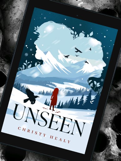 The book is UNSEEN, a standalone epic romantic fantasy, that reimagines the Irish myth of 'The Snow, the Crow, & the Blood' with twisted fairytale vibes, and it's available now in paperback and on KU! Perfect for fans of The Knight and The Moth and Divine Rivals, Unseen features: ⚔️🖤 epic standalone romantic fantasy (second in the interconnected series, Queens of Eire) ❄️🍀 Irish fairytale retelling 👩‍🍼 mother-daughter bond 🩸type 1 diabetes rep ☠️ mysterious and handsome lord of death 👫chil