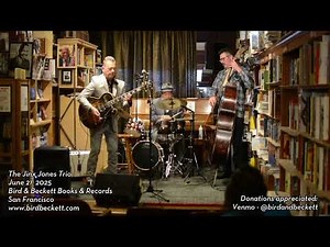 Jinx Jones Trio - live jazz at Bird & Beckett