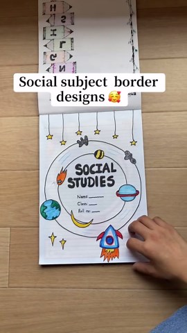 Social Subject Border Designs for Creative Projects