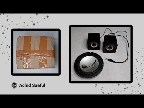 Unboxing Passive Bass Radiator 5 Inch & Speaker Satelit GMC Second | No Talking