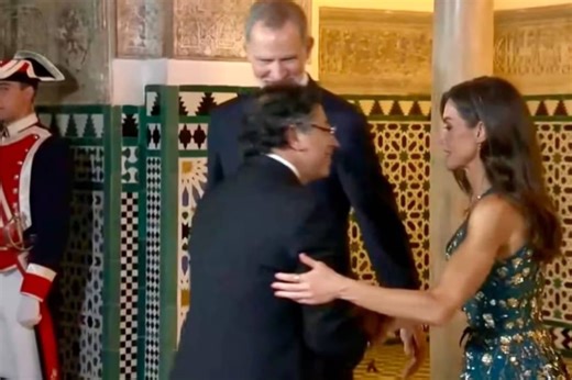 El error de protocolo de Petro que incomodó a los reyes de España