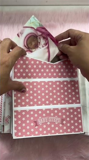 #diy #scrapbooking #minialbum #babygirl #scrapbook #shorts #fypシ #handmade #pdftutorial #etsyseller