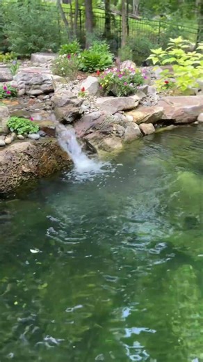 The perfect place to put an Aquascape Ecosystem Pond, look like they've always been there! 🤩