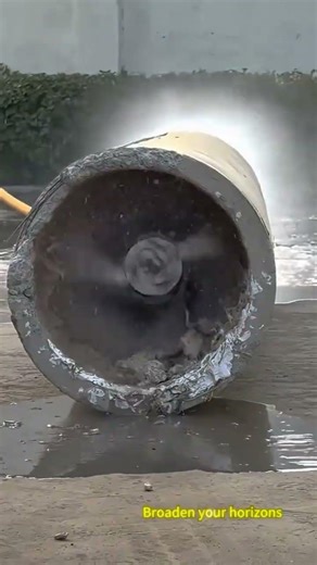 High pressure water jet cleaning process