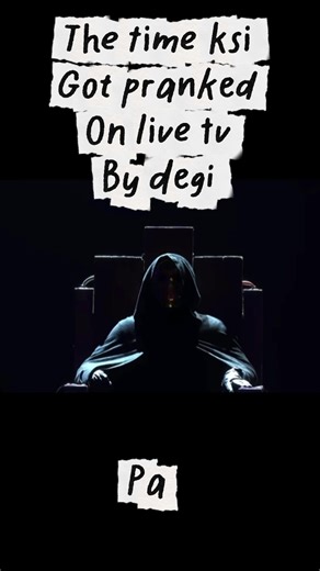 KSI Gets Pranked by Degi Live on TV